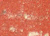 Ejemplo de sección transversal de color de pasta naranja / marrón / rojo