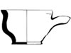 Ejemplo de formas de vasija de Porringer