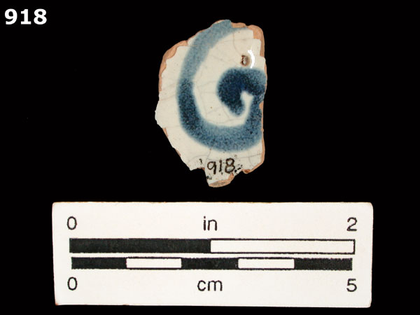 SAN AGUSTIN BLUE ON WHITE specimen 918 rear view