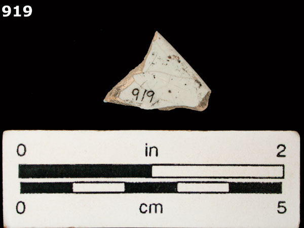 SAN AGUSTIN BLUE ON WHITE specimen 919 rear view