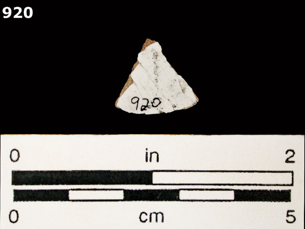 SAN AGUSTIN BLUE ON WHITE specimen 920 rear view