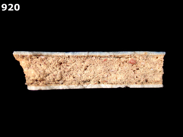 SAN AGUSTIN BLUE ON WHITE specimen 920 side view