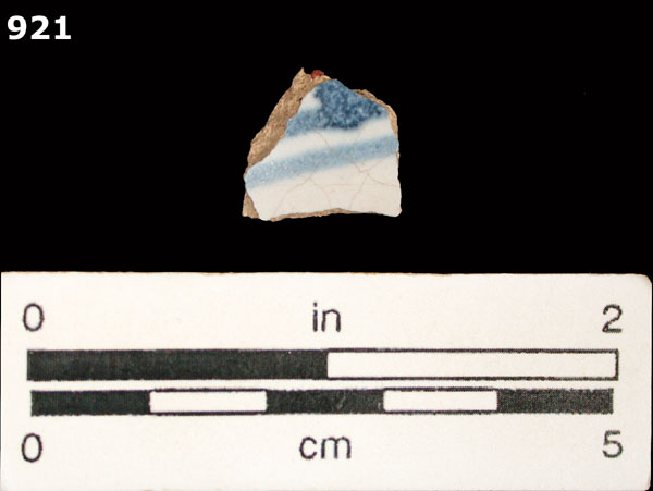 SAN AGUSTIN BLUE ON WHITE specimen 921 