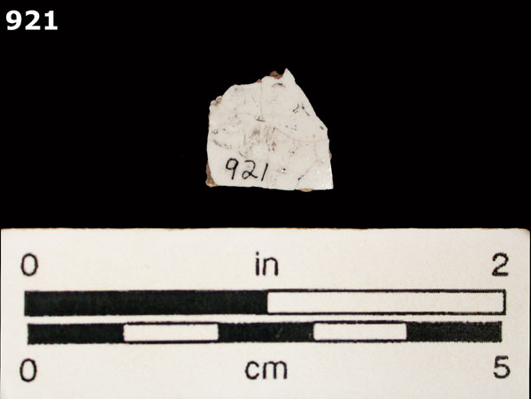 SAN AGUSTIN BLUE ON WHITE specimen 921 rear view