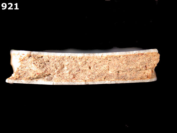 SAN AGUSTIN BLUE ON WHITE specimen 921 side view