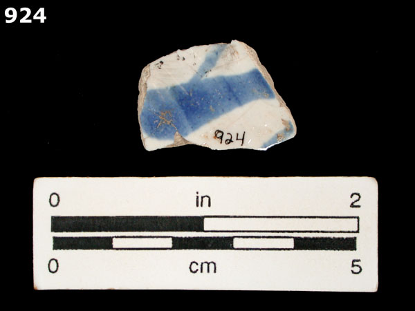 SAN AGUSTIN BLUE ON WHITE specimen 924 rear view