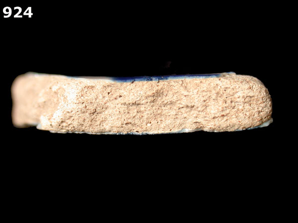 SAN AGUSTIN BLUE ON WHITE specimen 924 side view