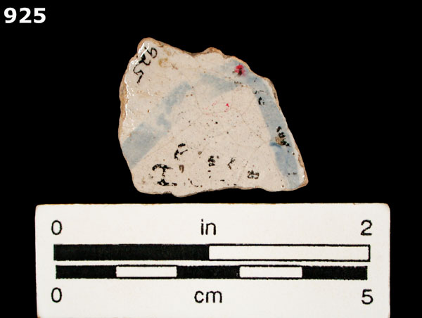 SAN AGUSTIN BLUE ON WHITE specimen 925 rear view