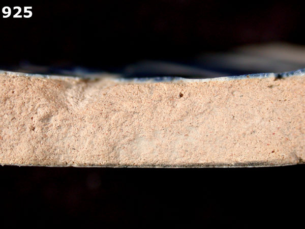 SAN AGUSTIN BLUE ON WHITE specimen 925 side view