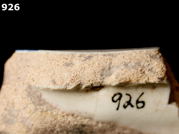 SAN AGUSTIN BLUE ON WHITE specimen 926 side view