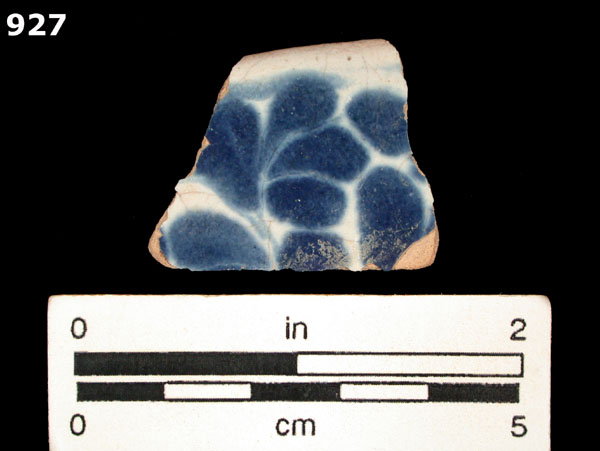 SAN AGUSTIN BLUE ON WHITE specimen 927 
