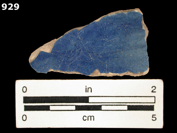 PUEBLA BLUE ON WHITE specimen 929 