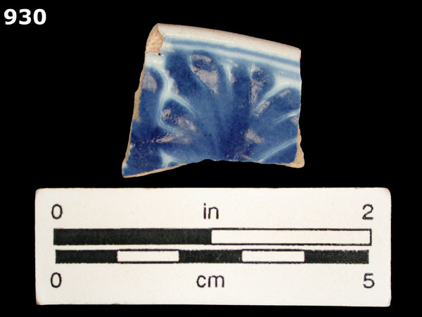 SAN AGUSTIN BLUE ON WHITE specimen 930 