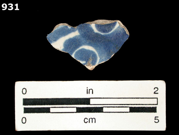 SAN AGUSTIN BLUE ON WHITE specimen 931 