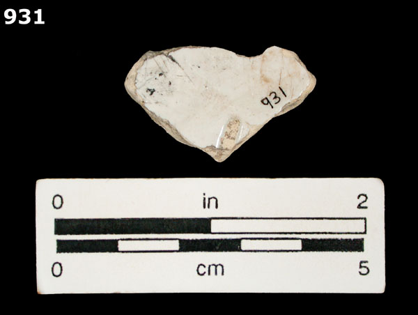 SAN AGUSTIN BLUE ON WHITE specimen 931 rear view