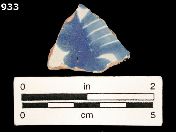 SAN AGUSTIN BLUE ON WHITE specimen 933 