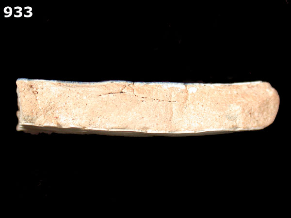 SAN AGUSTIN BLUE ON WHITE specimen 933 side view