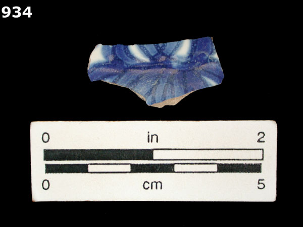 SAN AGUSTIN BLUE ON WHITE specimen 934 
