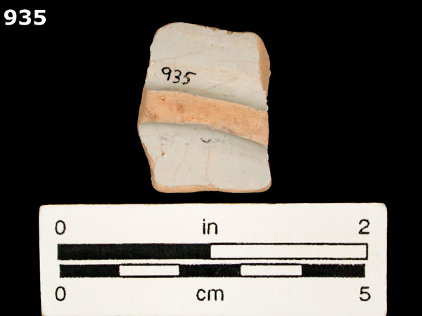 SAN AGUSTIN BLUE ON WHITE specimen 935 rear view