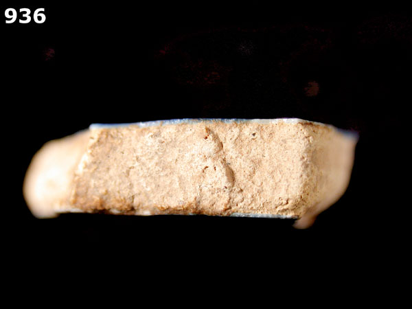 SAN AGUSTIN BLUE ON WHITE specimen 936 side view