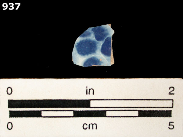 SAN AGUSTIN BLUE ON WHITE specimen 937 