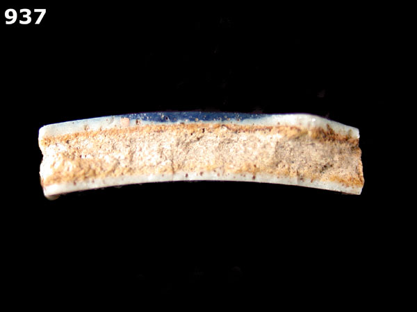 SAN AGUSTIN BLUE ON WHITE specimen 937 side view