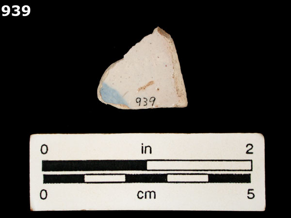 SAN AGUSTIN BLUE ON WHITE specimen 939 rear view