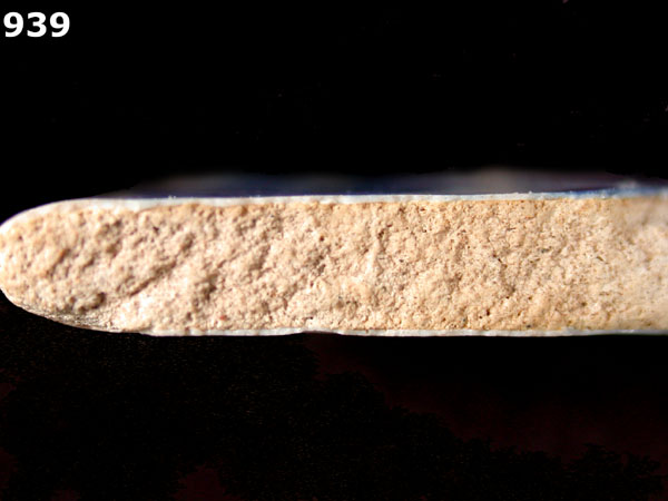 SAN AGUSTIN BLUE ON WHITE specimen 939 side view