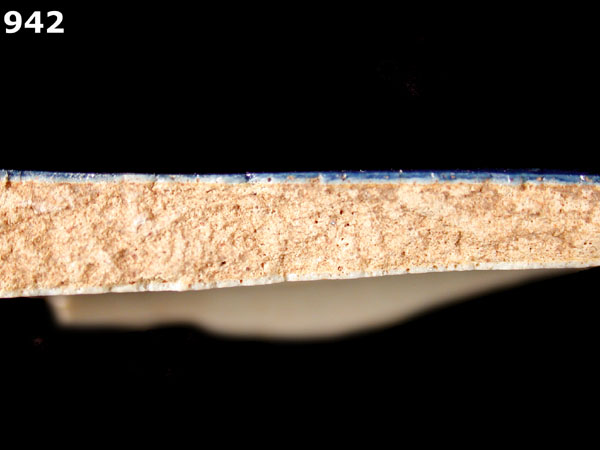 SAN AGUSTIN BLUE ON WHITE specimen 942 side view