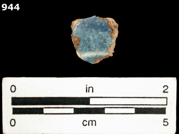 PUEBLA BLUE ON WHITE specimen 944 front view