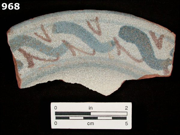 PANAMA POLYCHROME-TYPE A specimen 968 front view