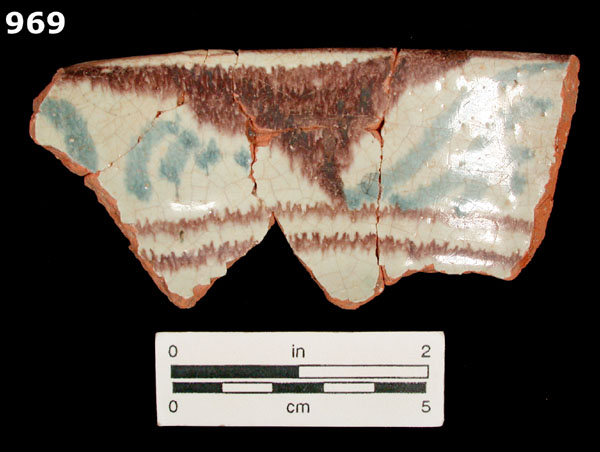 PANAMA POLYCHROME-TYPE A specimen 969 front view