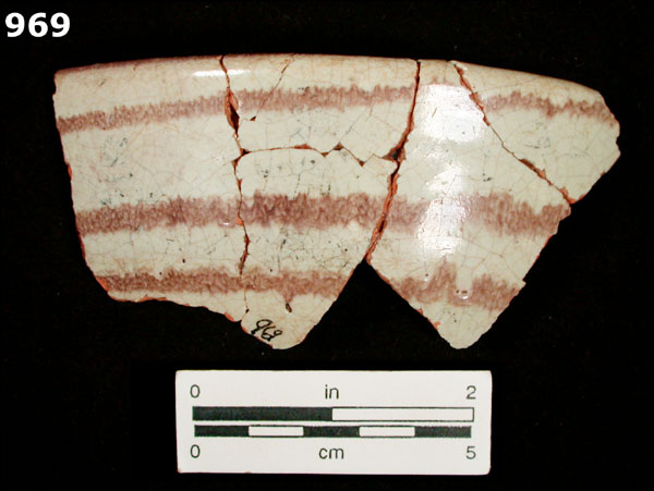 PANAMA POLYCHROME-TYPE A specimen 969 rear view