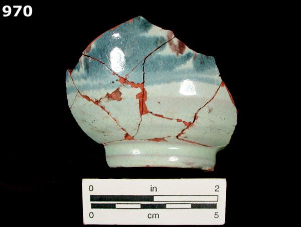 PANAMA POLYCHROME-TYPE A specimen 970 front view