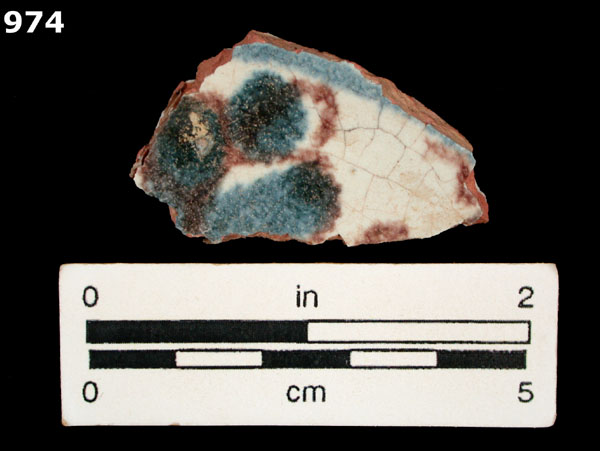 PANAMA POLYCHROME-TYPE A specimen 974 front view