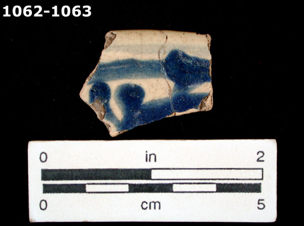 PUEBLA BLUE ON WHITE specimen 1062 