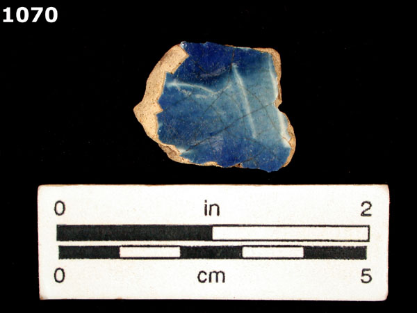 PUEBLA BLUE ON WHITE specimen 1070 front view