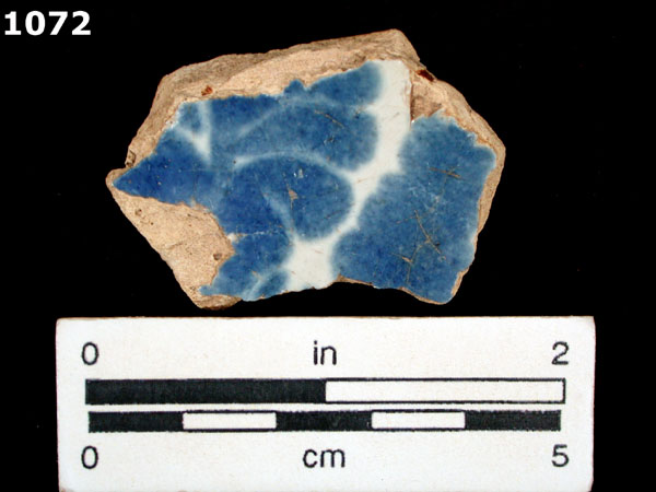 PUEBLA BLUE ON WHITE specimen 1072 front view