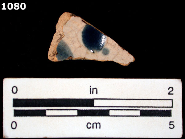 PUEBLA BLUE ON WHITE specimen 1080 front view