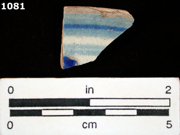 PUEBLA BLUE ON WHITE specimen 1081 