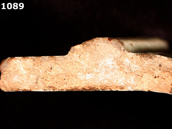 PUEBLA BLUE ON WHITE specimen 1089 side view