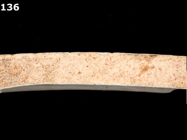 DELFTWARE, PLAIN specimen 136 side view