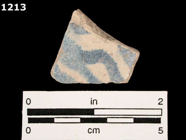 YAYAL BLUE ON WHITE specimen 1213 front view