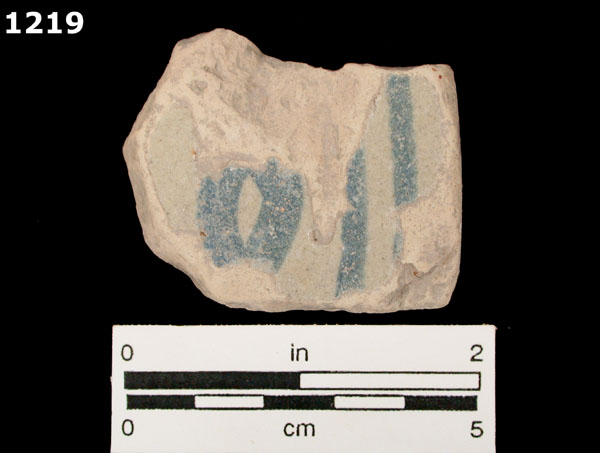 YAYAL BLUE ON WHITE specimen 1219 