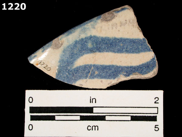 YAYAL BLUE ON WHITE specimen 1220 rear view