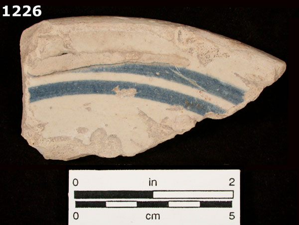 YAYAL BLUE ON WHITE specimen 1226 