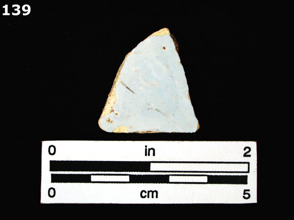 DELFTWARE, PLAIN specimen 139 