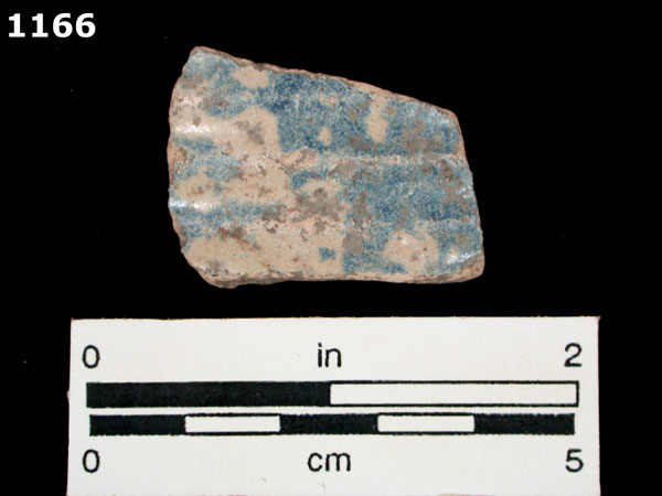 SANTA ELENA MOTTLED BLUE ON WHITE specimen 1166 front view