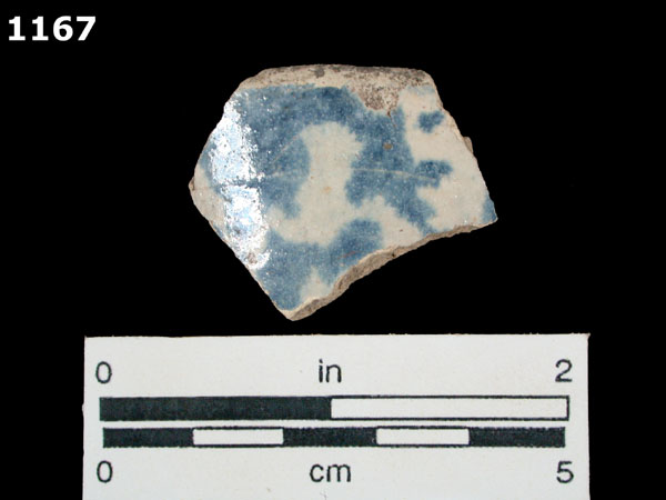 SANTA ELENA MOTTLED BLUE ON WHITE specimen 1167 front view