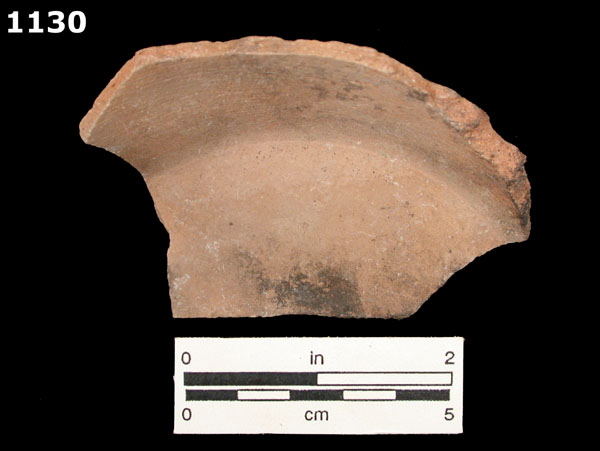 UNGLAZED COARSE EARTHENWARE (GENERIC) specimen 1130 